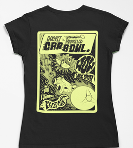 Ladies Rocket Propelled Car Bowl Tee